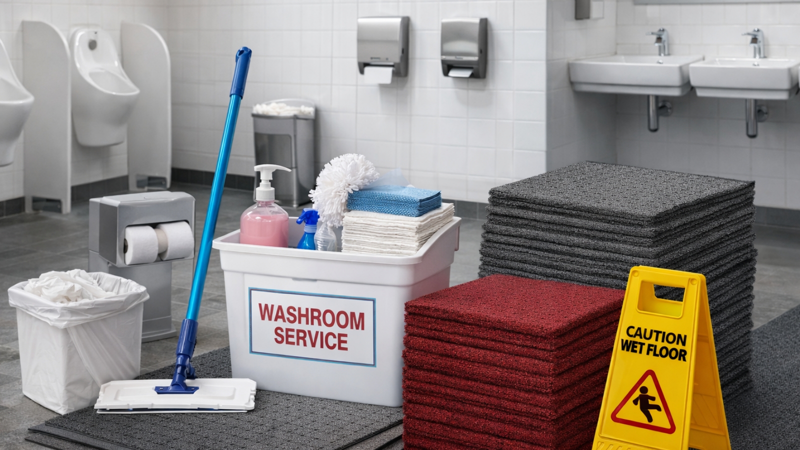 Waschraumservice und Schmutzfangmatten – Hygienelösungen von Hatex